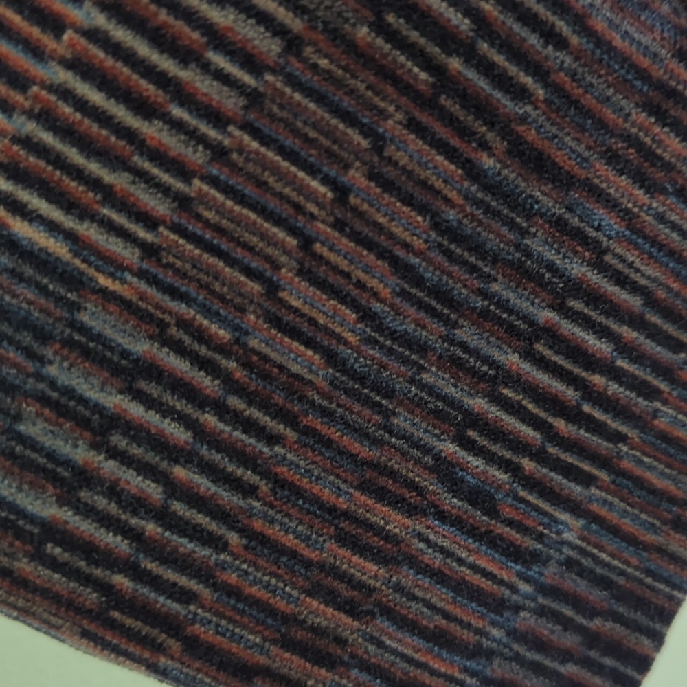 Velvet Soft Button Up Pattern Lined Jacket L Brow… - image 4